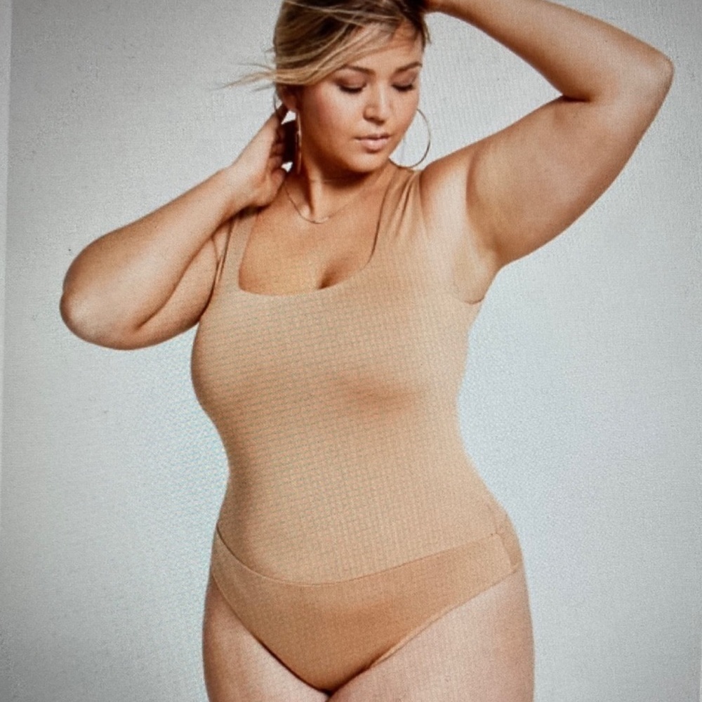Nina parker plus size scoop neck tank bodysuit size 2X NEW